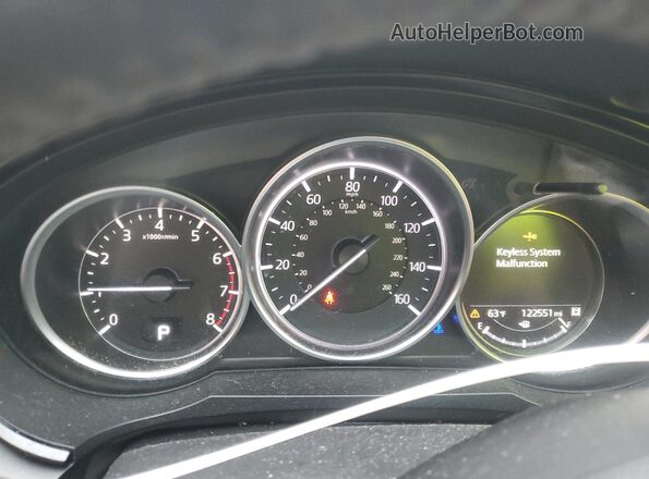 JM3TCACY4J0227910 2018 MAZDA CX-9 Gray ხელსაწყოთა პანელის ხედი