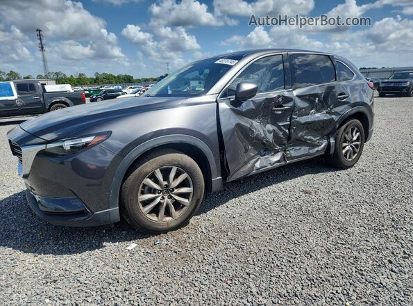 JM3TCACY4J0227910 2018 MAZDA CX-9 Gray წინა მარცხენა ხედი სამი მეოთხედიდან