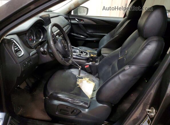 JM3TCACY5G0126349 2016 MAZDA CX-9 Серый Вид салона спереди