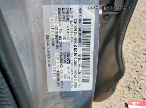 JM3TCACY6K0315357 2019 MAZDA CX-9 Silver Widok komory silnika