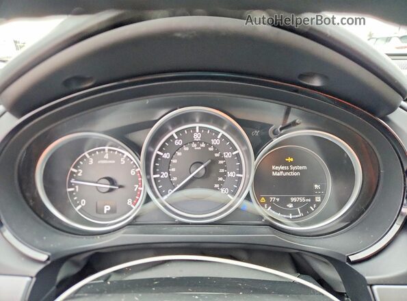 JM3TCACY7J0224015 2018 MAZDA CX-9 White Widok zestawu wskaźników