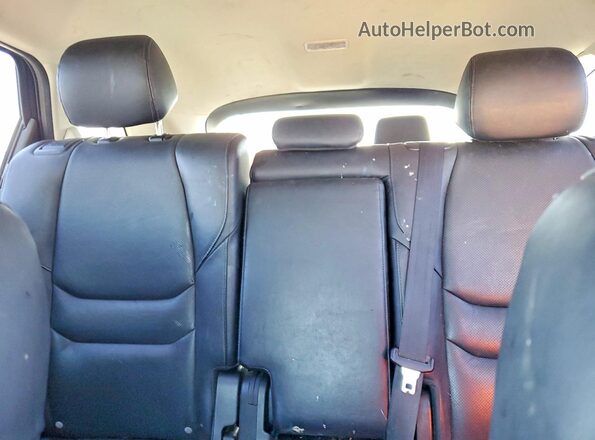 JM3TCACY8G0102689 2016 MAZDA CX-9 Black Widok tylnych siedzeń