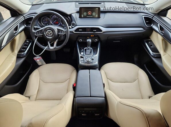 JM3TCACY9K0308726 2019 MAZDA CX-9 Gray წინა პანელის ხედი