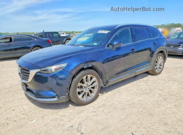 JM3TCADY0J0214229 2018 MAZDA CX-9 Синий Передняя левая четверть