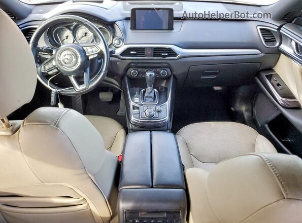 JM3TCADY1G0125407 2016 MAZDA CX-9 White Widok deski rozdzielczej