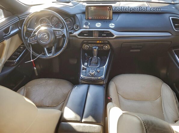 JM3TCADY4G0104986 2016 MAZDA CX-9 Синий Вид панели приборов