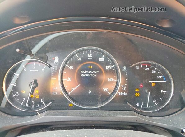 JM3TCADY4K0335329 2019 MAZDA CX-9 Gray Widok zestawu wskaźników