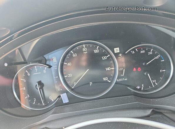 JM3TCADY7L0417363 2020 MAZDA CX-9 White ხელსაწყოთა პანელის ხედი