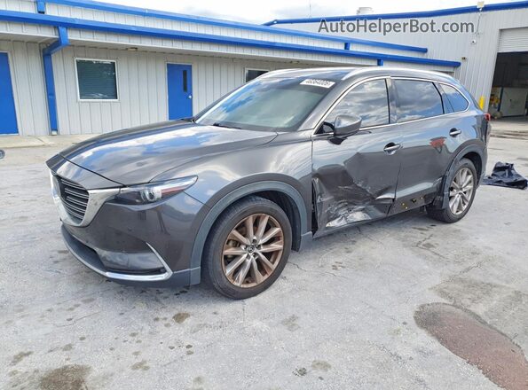 JM3TCADY7L0419355 2020 MAZDA CX-9 Charcoal წინა მარცხენა ხედი სამი მეოთხედიდან