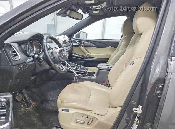JM3TCADY9H0136723 2017 MAZDA CX-9 Серый Вид салона спереди