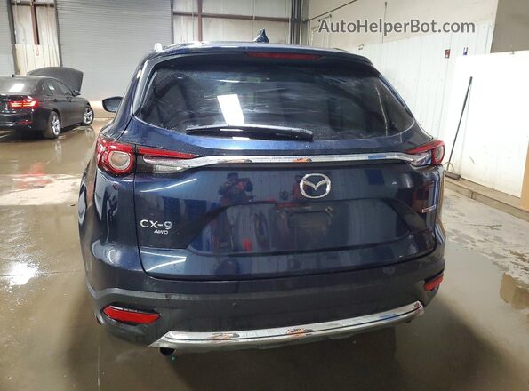 JM3TCBAY0N0622343 2022 MAZDA CX-9 Blue უკანა ხედი