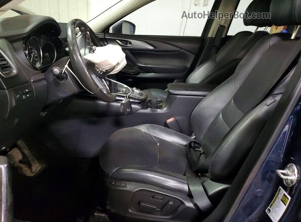 JM3TCBAY0N0622343 2022 MAZDA CX-9 Blue წინა სალონის ხედი