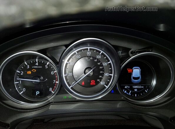 JM3TCBAY0N0622343 2022 MAZDA CX-9 Blue ხელსაწყოთა პანელის ხედი