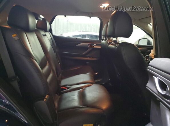 JM3TCBAY0N0622343 2022 MAZDA CX-9 Blue უკანა სავარძლების ხედი