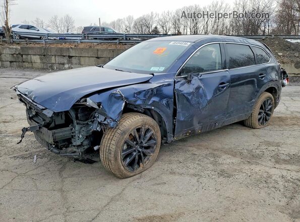 JM3TCBAY3P0643366 2023 MAZDA CX-9 Синий Передняя левая четверть