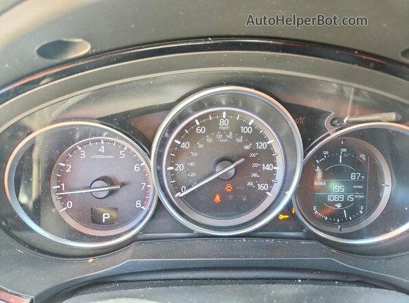 JM3TCBBY3G0101098 2016 MAZDA CX-9 White Vista del cuadro de instrumentos