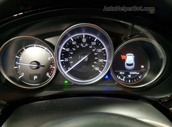JM3TCBCY1L0415129 2020 MAZDA CX-9 Gray ხელსაწყოთა პანელის ხედი