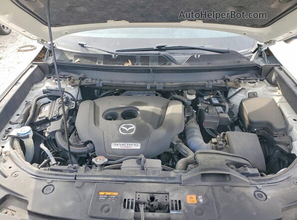 JM3TCBCY1M0521453 2021 MAZDA CX-9 White Vista del compartimento del motor