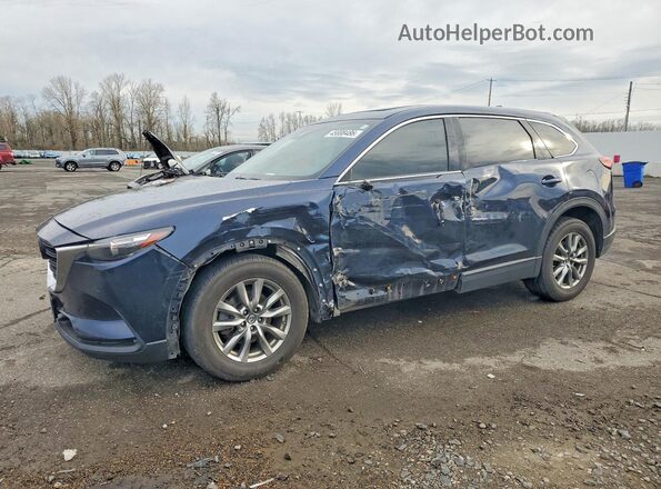 JM3TCBCY2K0314454 2019 MAZDA CX-9 Blue Przód lewy