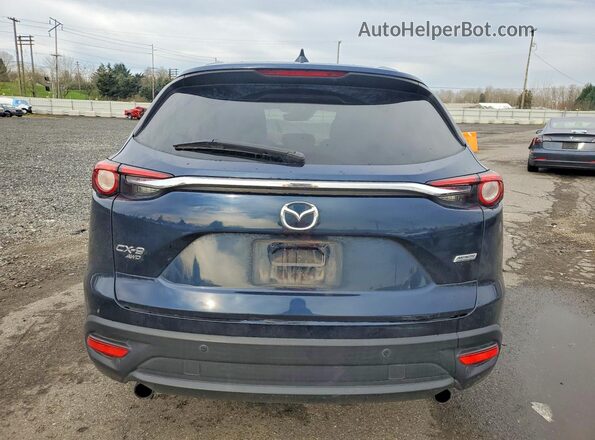 JM3TCBCY2K0314454 2019 MAZDA CX-9 Blue Widok z tyłu