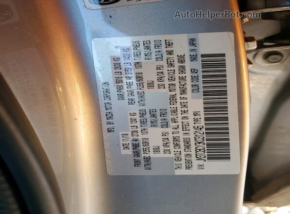 JM3TCBCY3K0312146 2019 MAZDA CX-9 Серебряный Вид наклейки с VIN-кодом