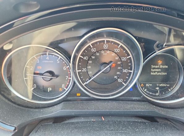 JM3TCBCY7K0336272 2019 MAZDA CX-9 Синий Вид щитка приборов