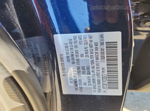 JM3TCBCY7K0336272 2019 MAZDA CX-9 Синий Вид наклейки с VIN-кодом