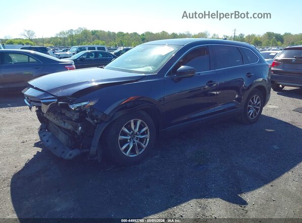 JM3TCBCY9G0115943 2016 MAZDA CX-9 Синий Передняя левая четверть
