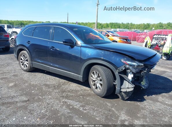 JM3TCBCY9G0115943 2016 MAZDA CX-9 Синий Передняя правая четверть