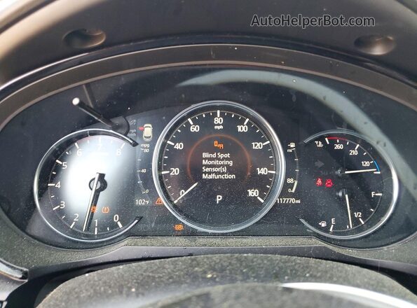 JM3TCBDY0K0303581 2019 MAZDA CX-9 Blue Widok zestawu wskaźników