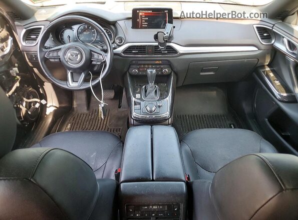 JM3TCBDY0K0303581 2019 MAZDA CX-9 Blue Widok deski rozdzielczej