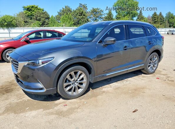 JM3TCBDY0K0324527 2019 MAZDA CX-9 Gray წინა მარცხენა ხედი სამი მეოთხედიდან