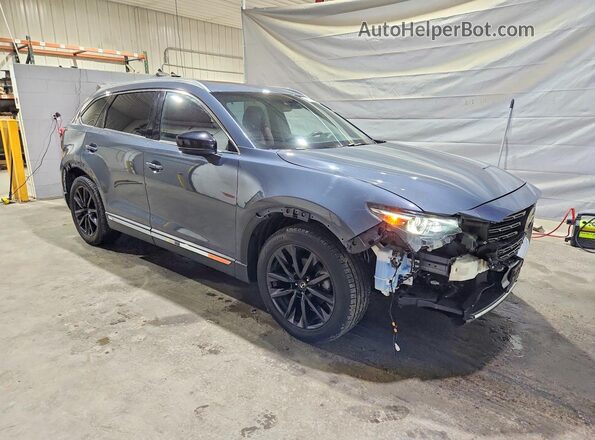 JM3TCBDY0M0509647 2021 MAZDA CX-9 Синий Передняя правая четверть