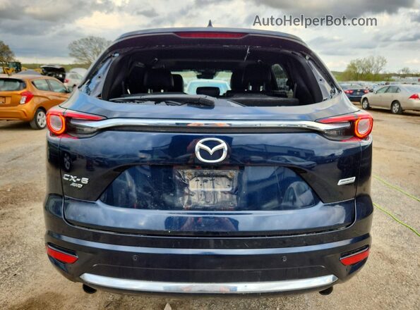 JM3TCBDY1K0333916 2019 MAZDA CX-9 Синий Вид сзади
