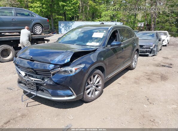 JM3TCBDY1M0530670 2021 MAZDA CX-9 Blue წინა მარცხენა ხედი სამი მეოთხედიდან