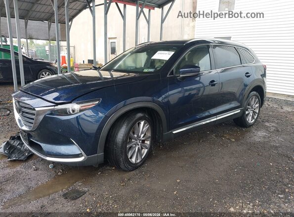 JM3TCBDY3L0400632 2020 MAZDA CX-9 Синий Передняя левая четверть