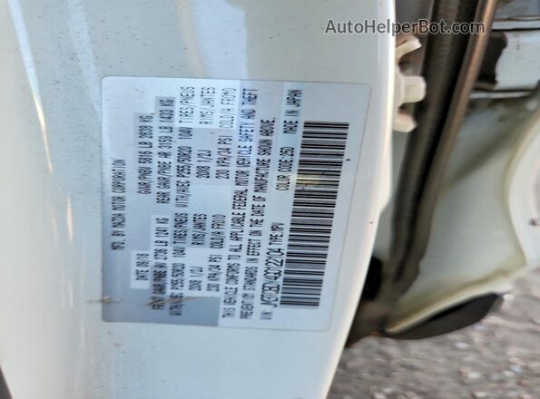 JM3TCBDY4G0122104 2016 MAZDA CX-9 White VIN კოდის სტიკერის ხედი