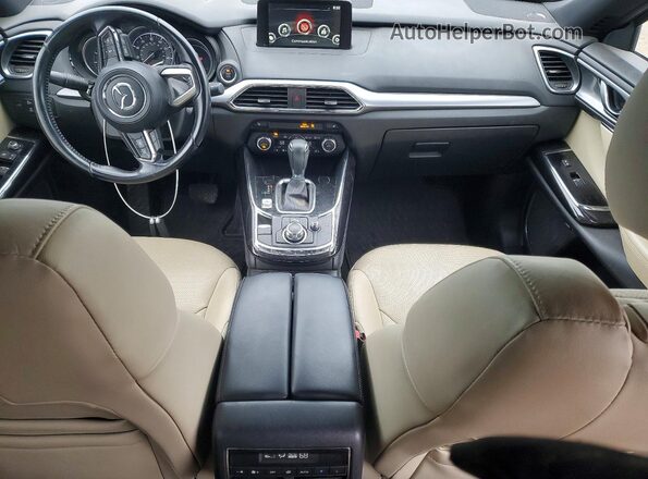 JM3TCBDY6H0133638 2017 MAZDA CX-9 Blue Widok deski rozdzielczej