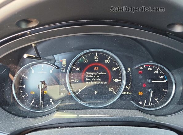 JM3TCBDY6L0418414 2020 MAZDA CX-9 Черный Вид щитка приборов