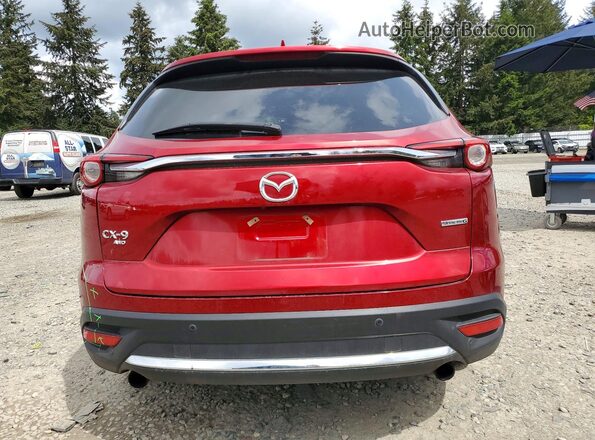JM3TCBDY8M0526700 2021 MAZDA CX-9 Red უკანა ხედი