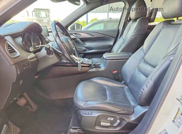 JM3TCBDY9J0206233 2018 MAZDA CX-9 Белый Вид салона спереди