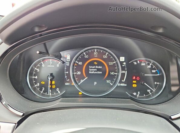 JM3TCBDYXL0409196 2020 MAZDA CX-9 White Widok zestawu wskaźników