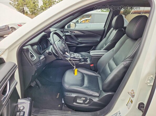 JM3TCBDYXL0409196 2020 MAZDA CX-9 White Widok wnętrza z przodu