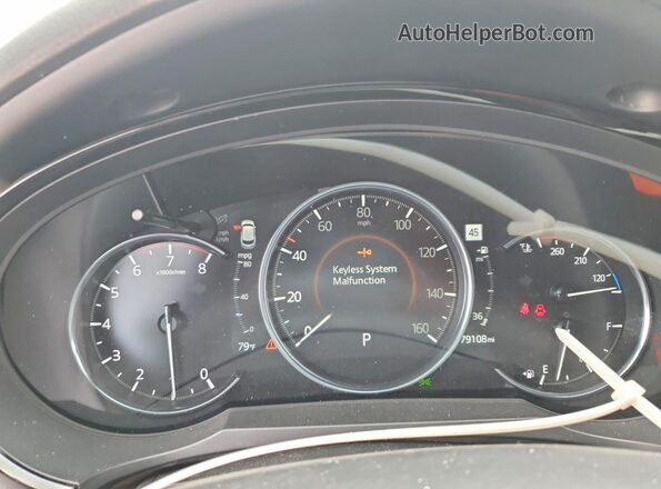 JM3TCBDYXL0412437 2020 MAZDA CX-9 Синий Вид щитка приборов