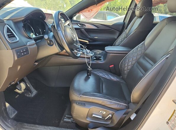 JM3TCBEY1M0525306 2021 MAZDA CX-9 White წინა სალონის ხედი