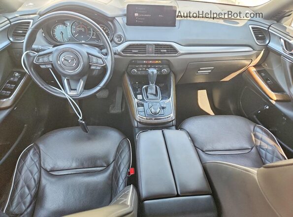 JM3TCBEY1M0525306 2021 MAZDA CX-9 White წინა პანელის ხედი