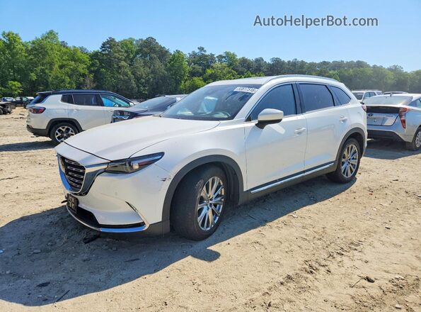 JM3TCBEY1M0525306 2021 MAZDA CX-9 White წინა მარცხენა ხედი სამი მეოთხედიდან