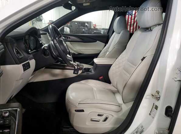 JM3TCBEY1P0634840 2023 MAZDA CX-9 White Widok wnętrza z przodu