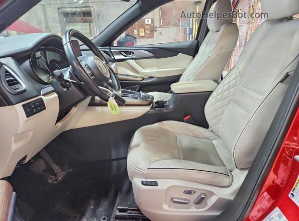 JM3TCBEY1P0645191 2023 MAZDA CX-9 Red Սալոնի դիմացի տեսք