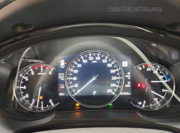 JM3TCBEY1P0645191 2023 MAZDA CX-9 Red Սարքավորումների վահանակի տեսք